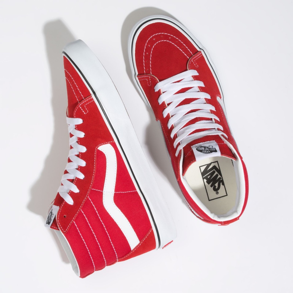Furgonok Sk8-hi Racing Piros-true White