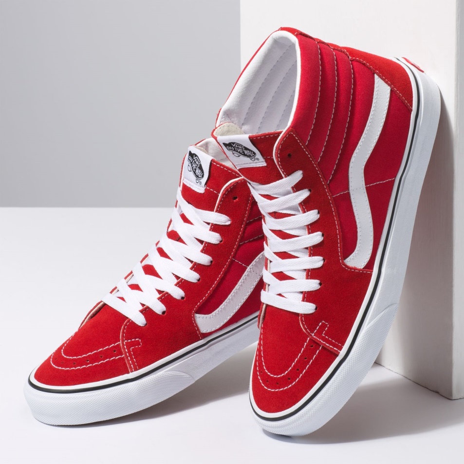 Furgonok Sk8-hi Racing Piros-true White