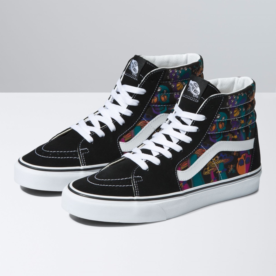 Furgonok Sk8-hi Trippy Drip Fekete Multi