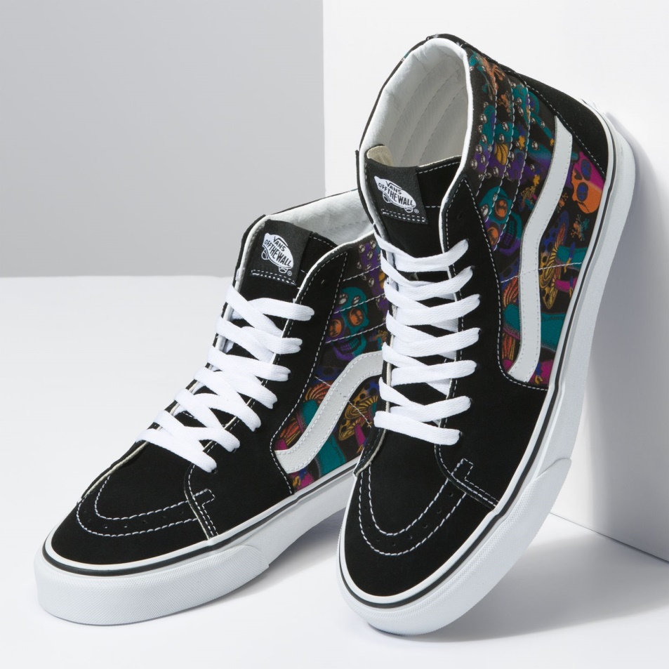 Furgonok Sk8-hi Trippy Drip Fekete Multi