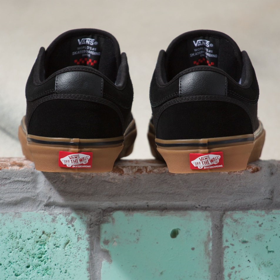 Vans Skate Chukka Alacsony Fekete-fekete-gumi