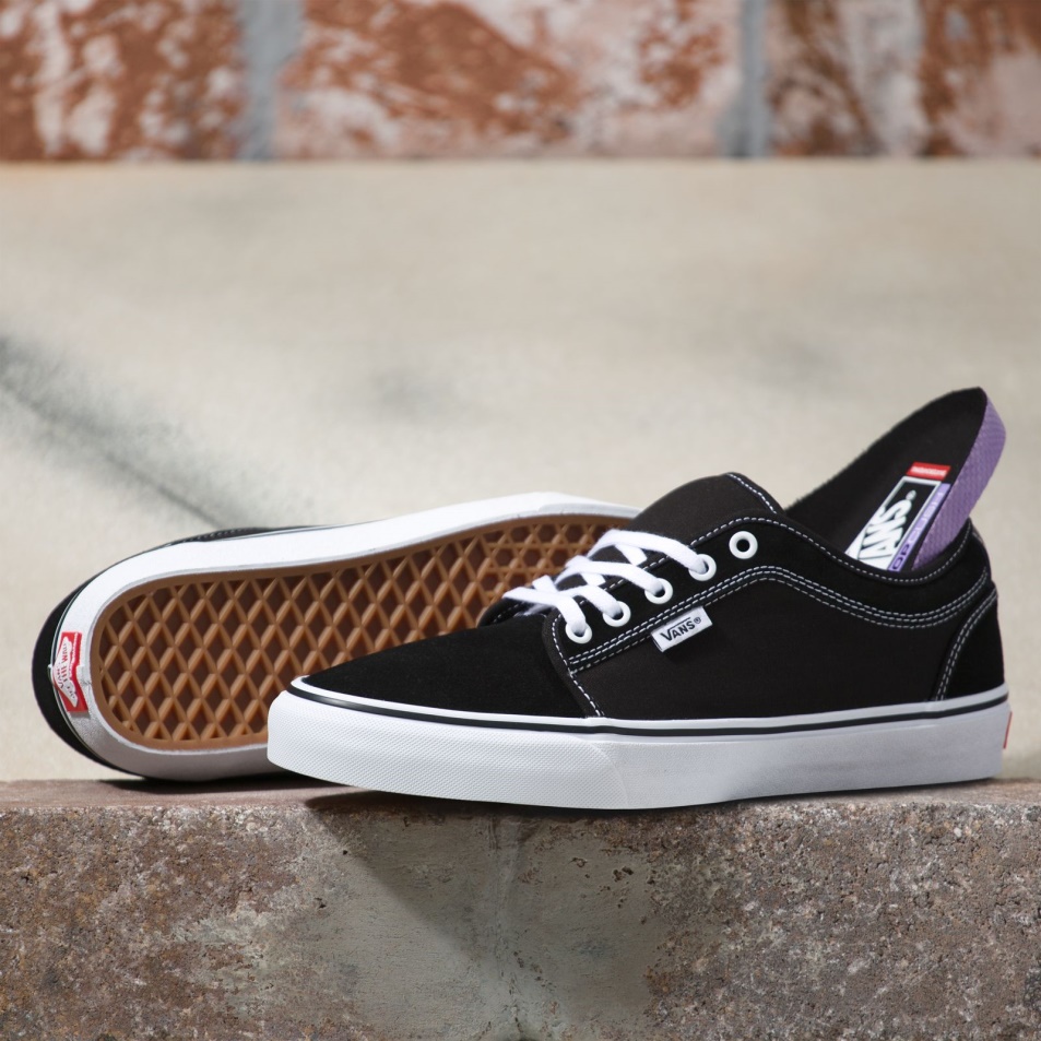 Vans Skate Chukka Alacsony Fekete-fehér