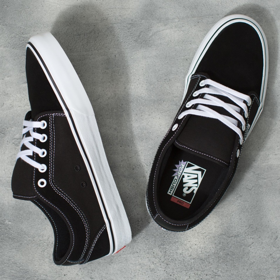 Vans Skate Chukka Alacsony Fekete-fehér