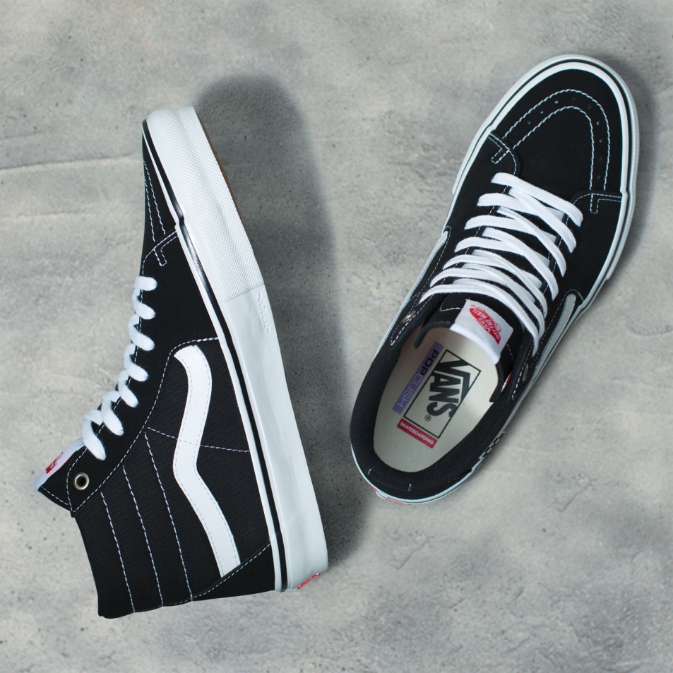 Vans Skate Sk8-hi Fekete-fehér