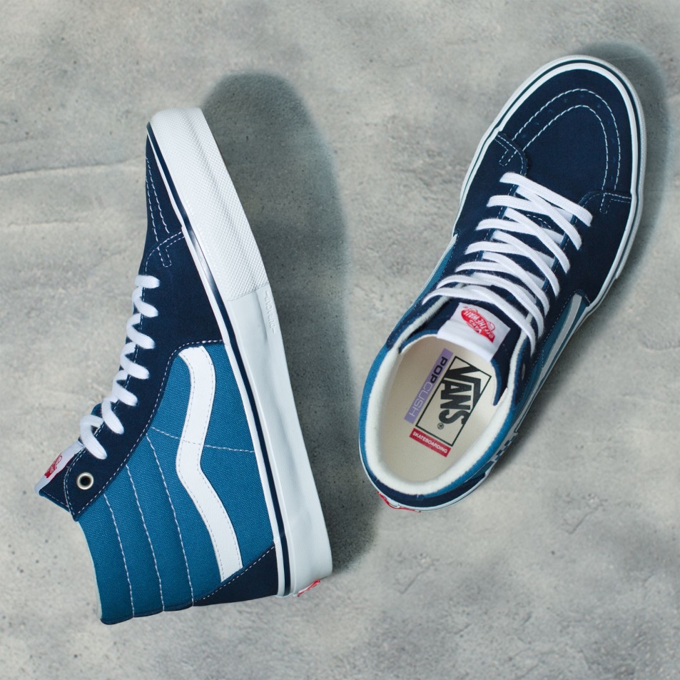 Vans Skate Sk8-hi Sötétkék-fehér