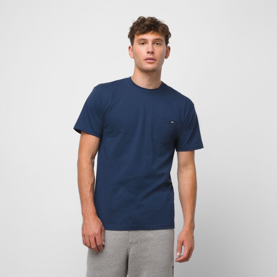 Vans Slack & Field Banner Zsebes Póló Ruha Blues