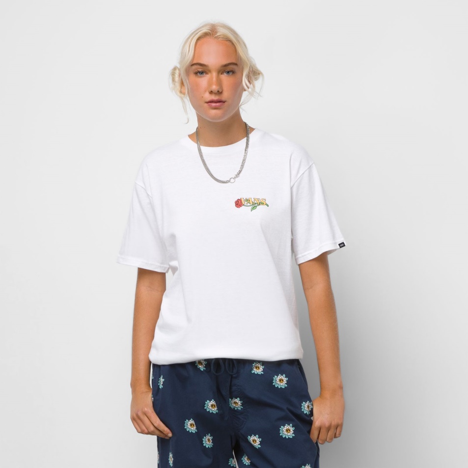 Vans ólomüveg Póló Fehér