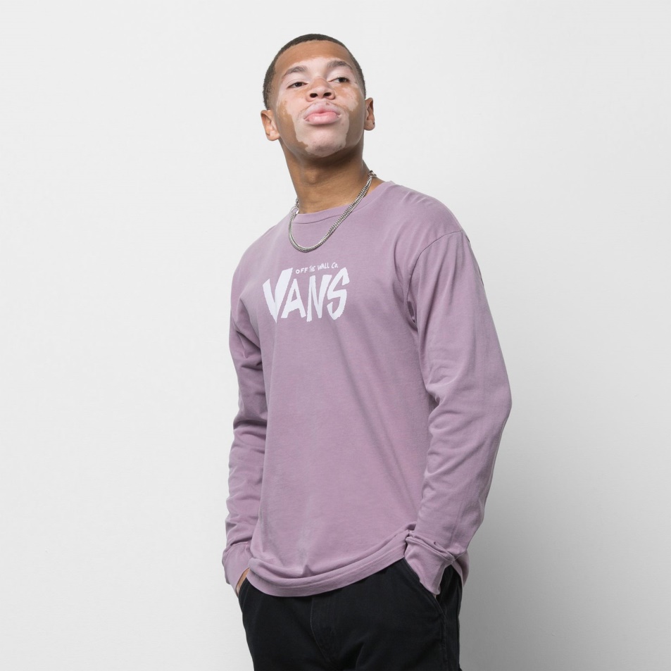 Vans Hüvelykujj Felfelé Hosszú Ujjú Póló Bodza