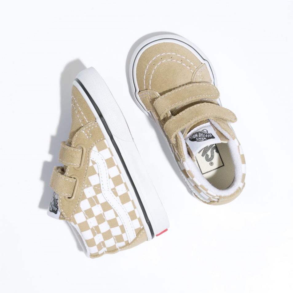 Vans Toddler Checkerboard Sk8-mid Reissue V Cornstalk