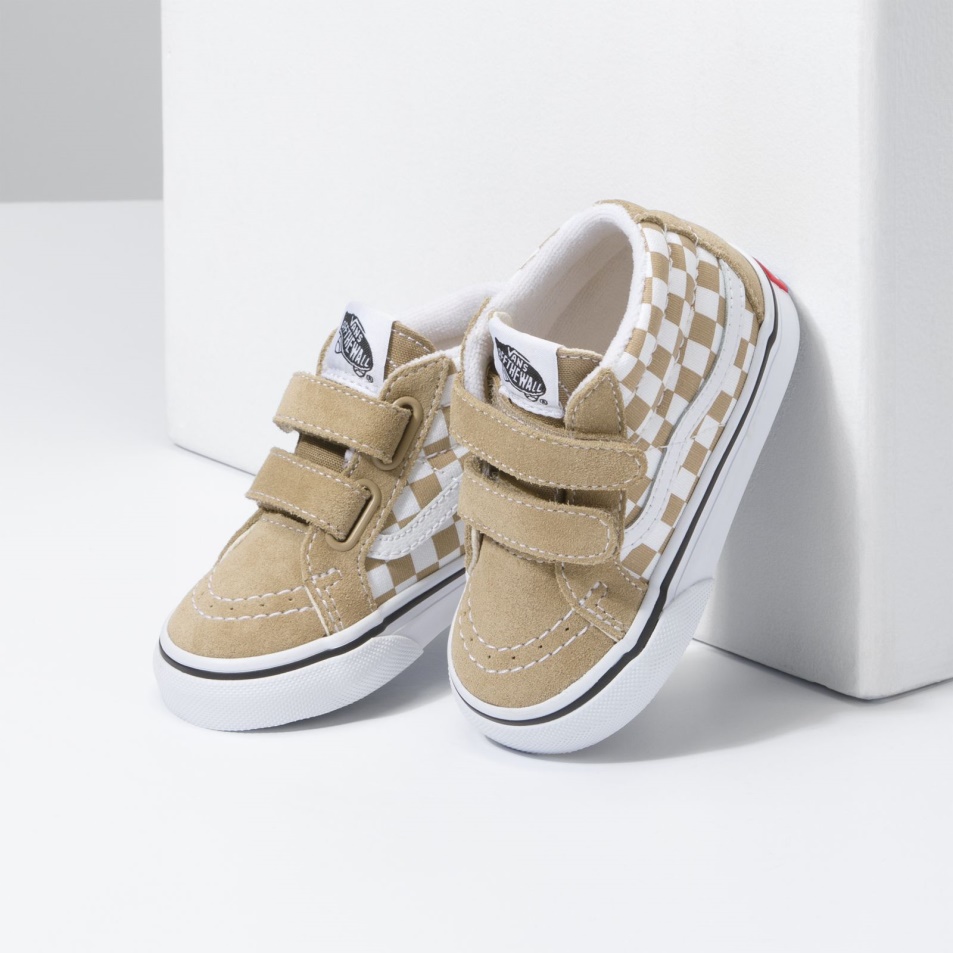 Vans Toddler Checkerboard Sk8-mid Reissue V Cornstalk