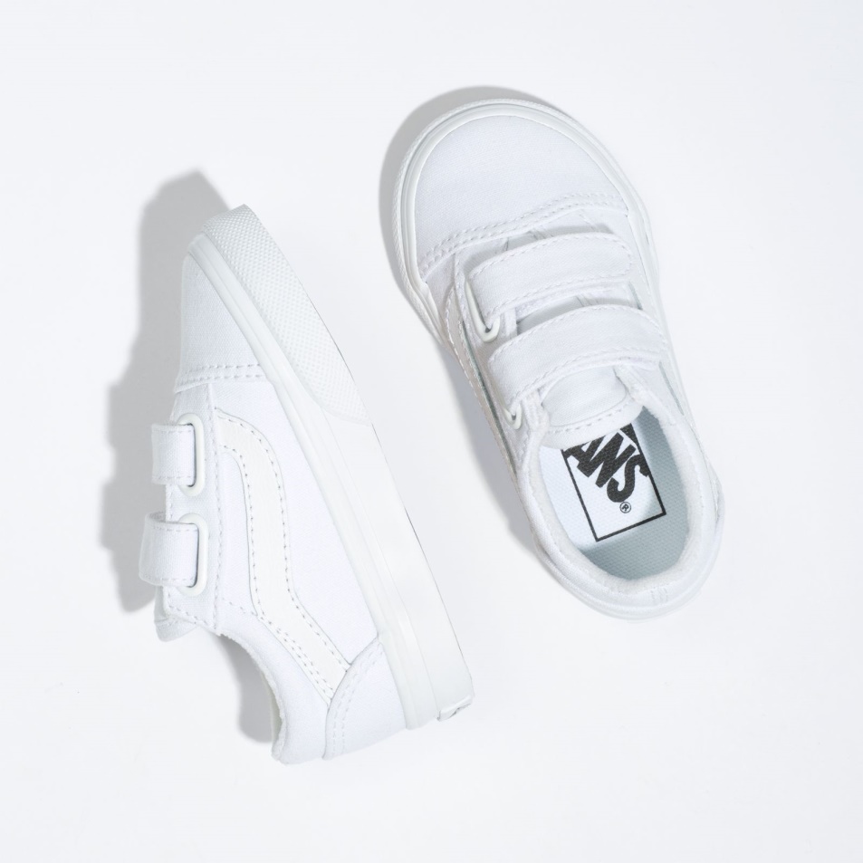 Vans Toddler Old Skool V True White-true White