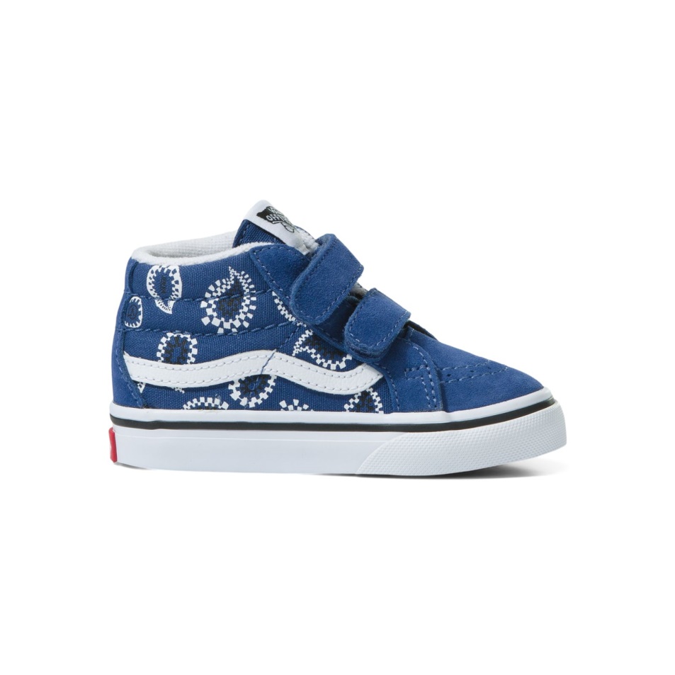Vans Toddler Sk8-mid Reissue V Check Paisley Navy