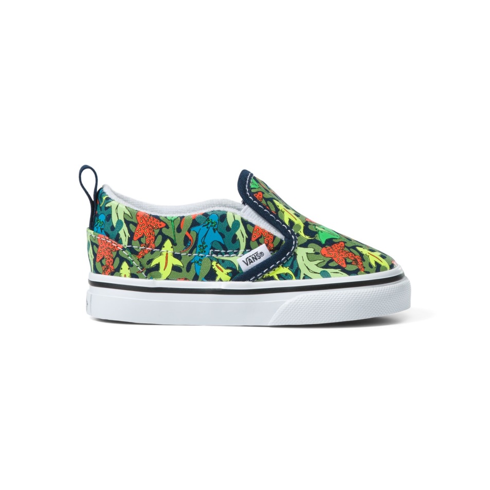 Vans Toddler Slip-on V Glow Cápák Ruha Kék