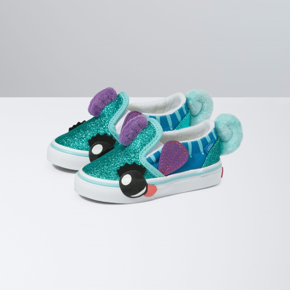 Vans Toddler Slip-on V Seahorse Aqua Sky