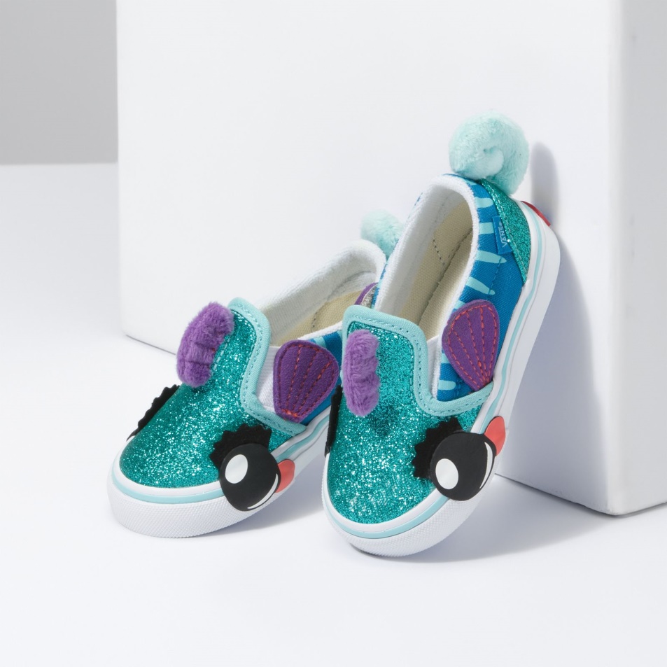 Vans Toddler Slip-on V Seahorse Aqua Sky