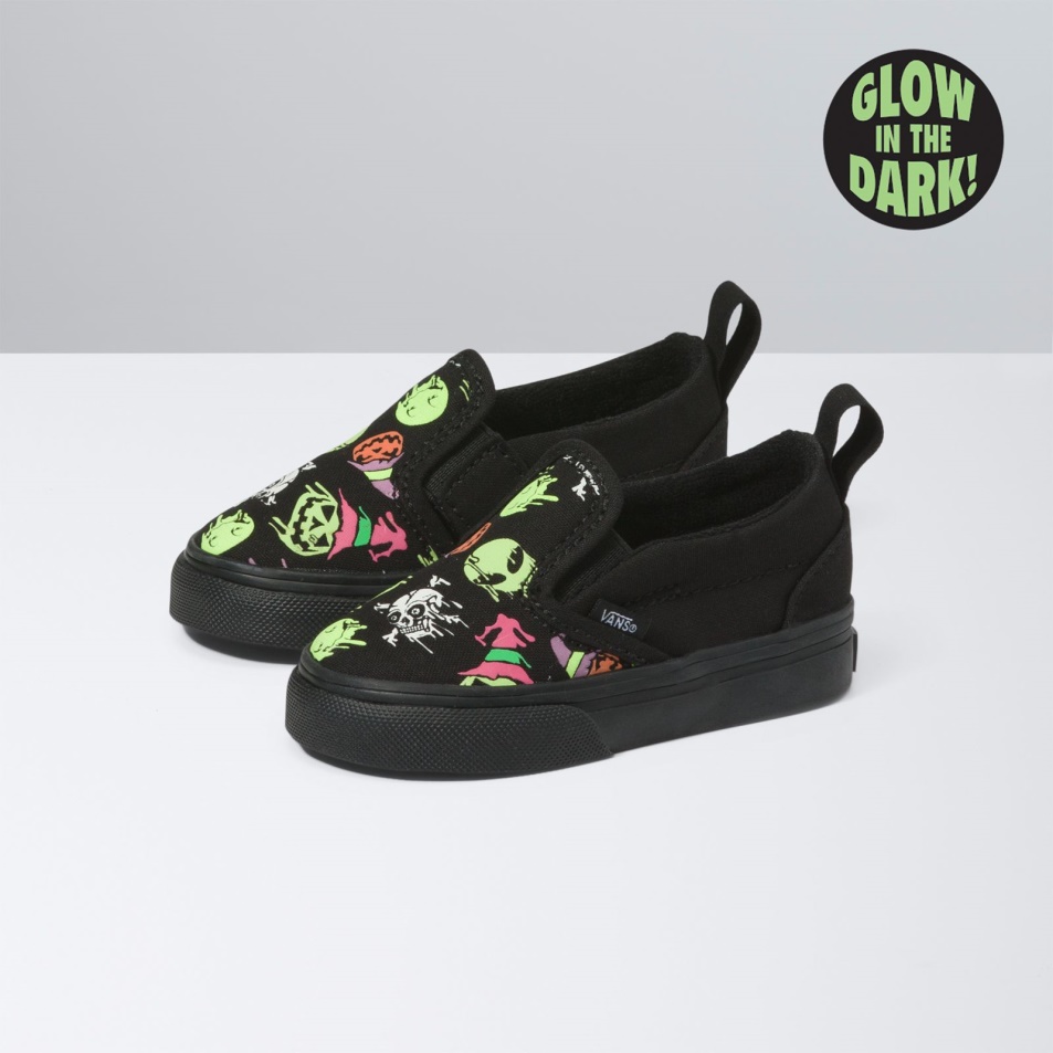Kisteherautók Toddler Trippy Csepegtető Glow Slip-on V Fekete