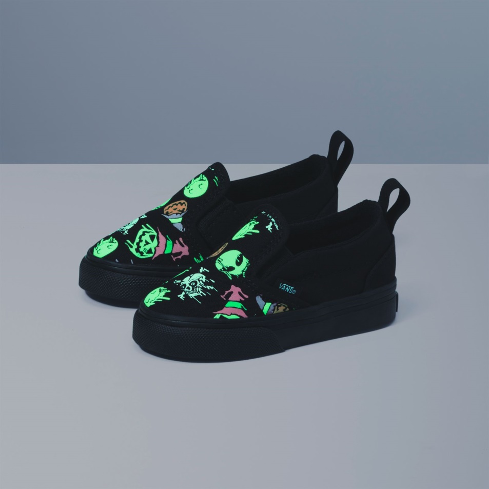 Kisteherautók Toddler Trippy Csepegtető Glow Slip-on V Fekete