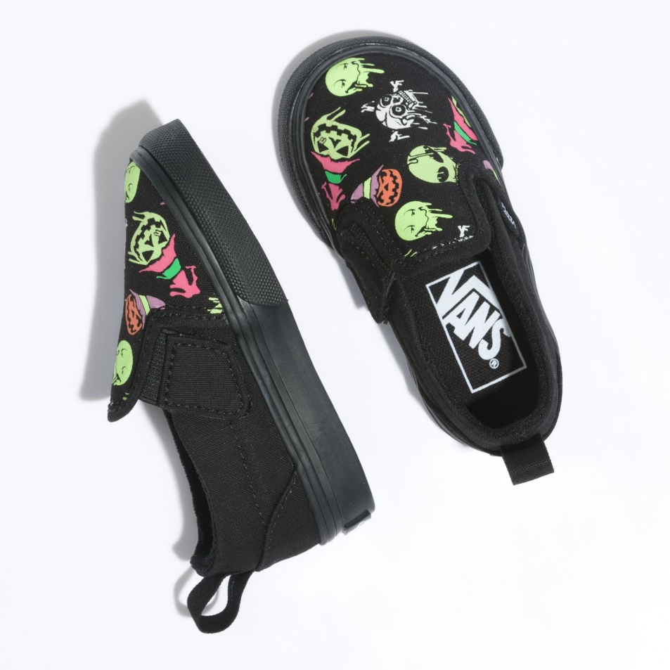 Kisteherautók Toddler Trippy Csepegtető Glow Slip-on V Fekete
