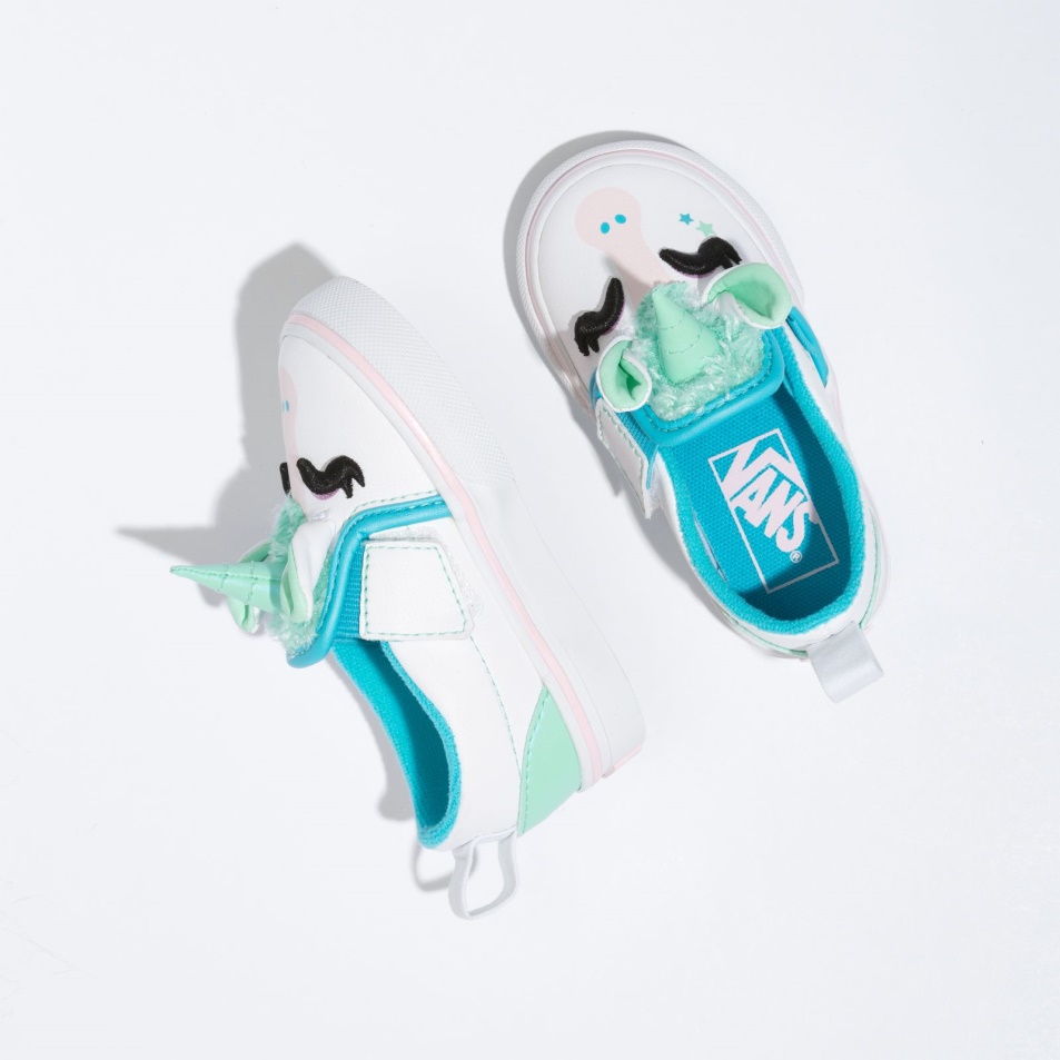 Furgonok Totyogó Unicorn Slip-on V Kék Atoll-irizáló