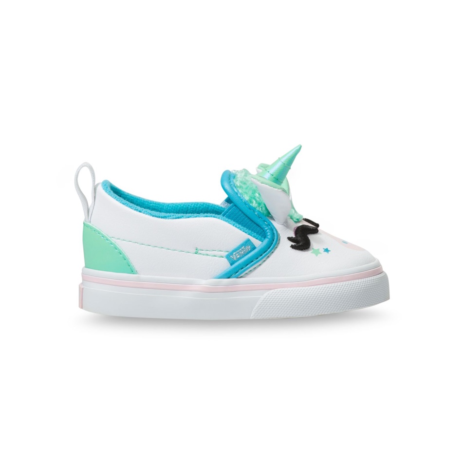 Furgonok Totyogó Unicorn Slip-on V Kék Atoll-irizáló