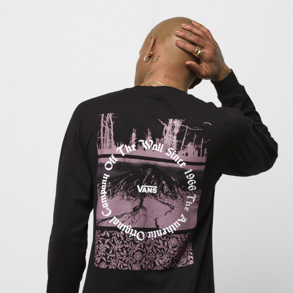 Vans Tonal Decay Hosszú Ujjú Póló Fekete