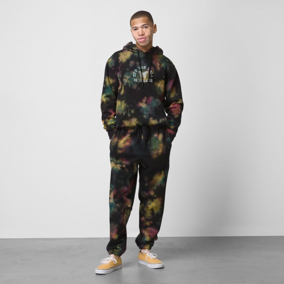 Vans Tri Dye Relaxed Fleece Nadrág Lila Főzet