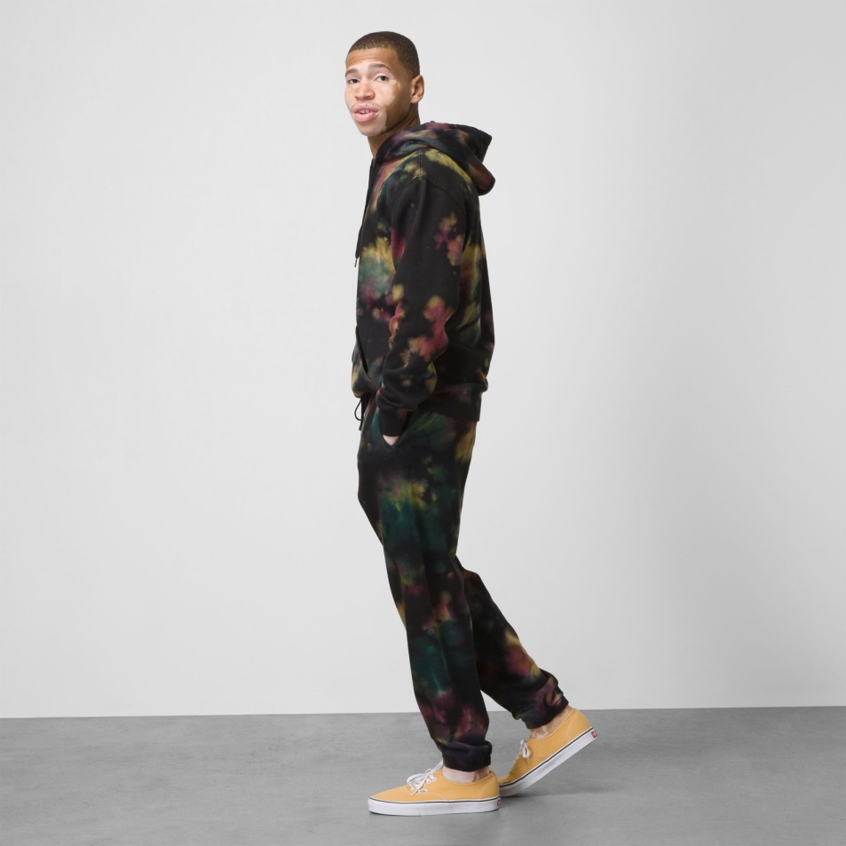 Vans Tri Dye Relaxed Fleece Nadrág Lila Főzet