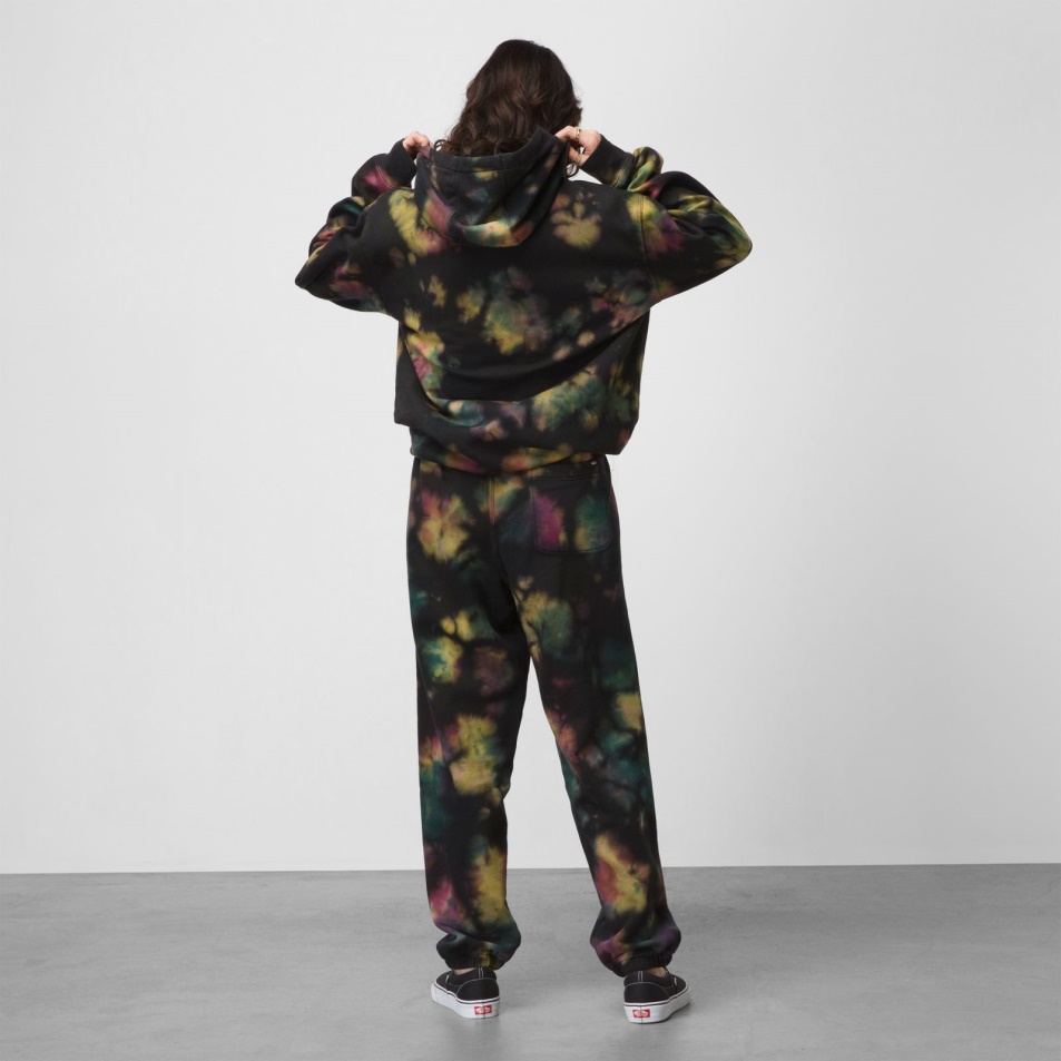 Vans Tri Dye Relaxed Fleece Nadrág Lila Főzet