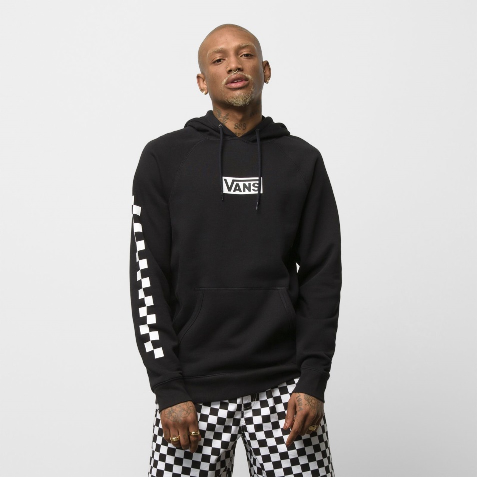 Vans Versa Standard Kapucnis Fekete Sakktábla