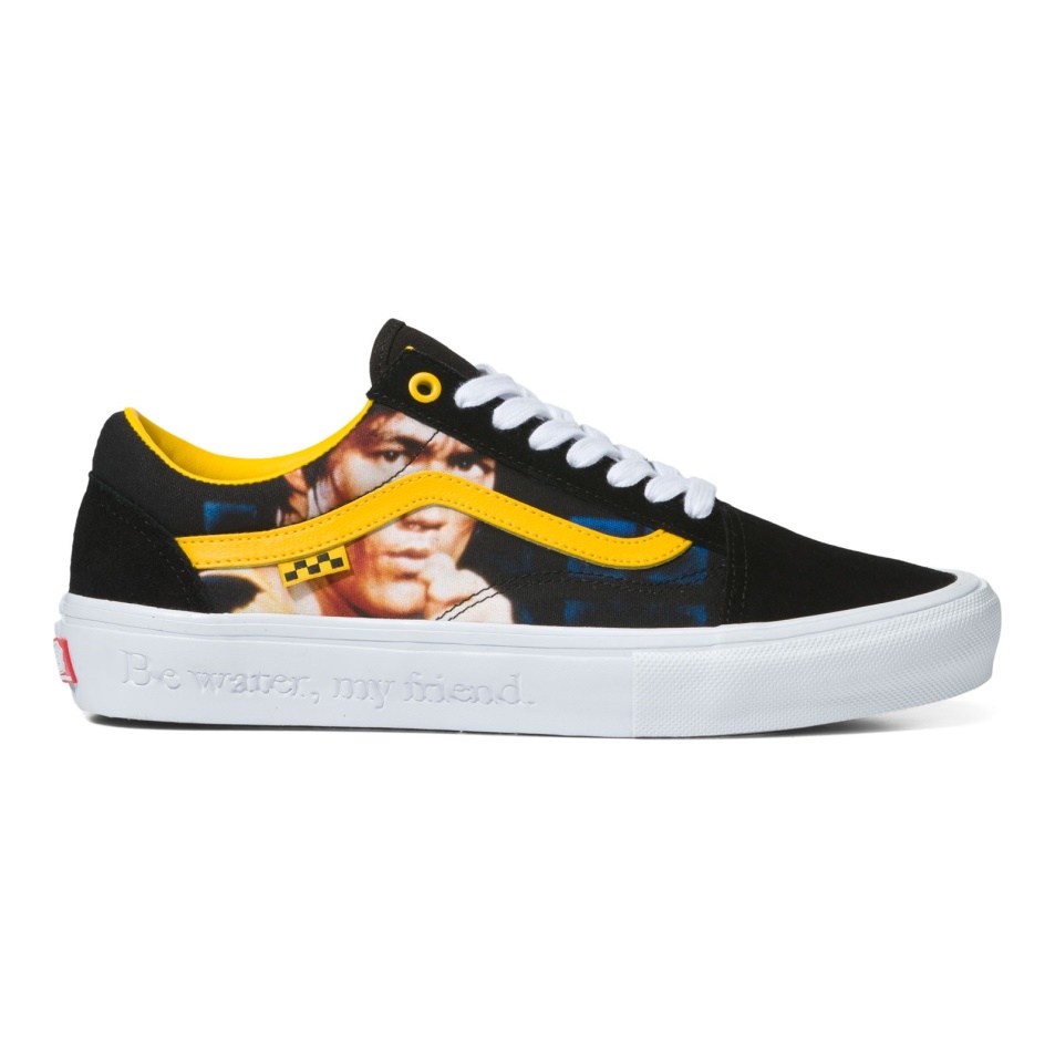 Furgonok X Bruce Lee Skate Old Skool Black-yellow