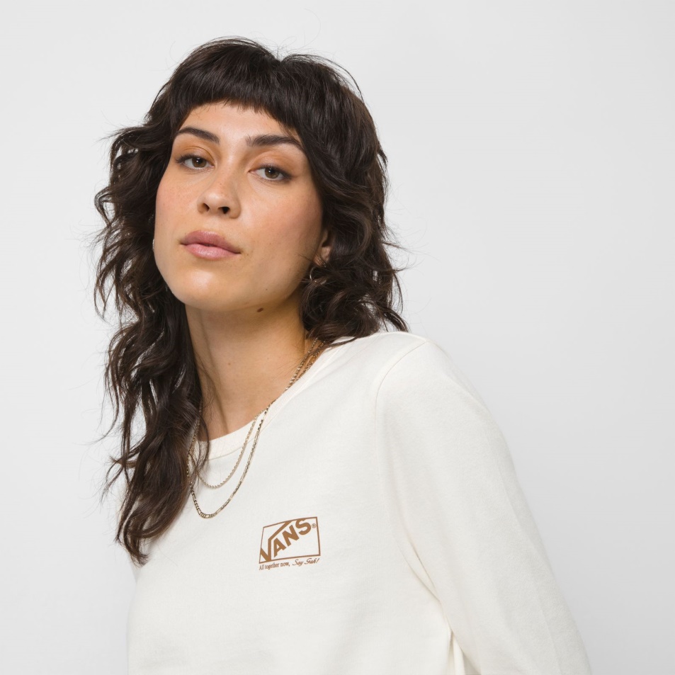 Vans X Lisa Azt Mondja, Gah Flower Mini Hosszú Ujjú Póló Mályvacukor