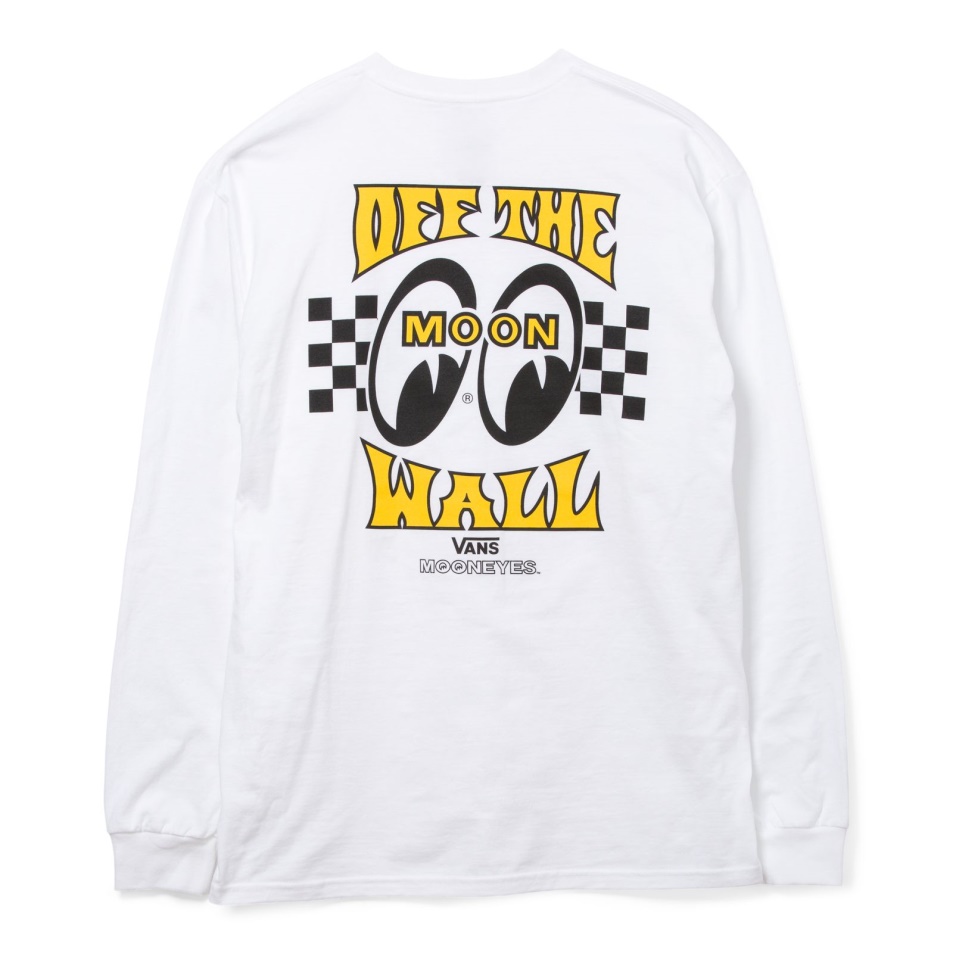 Vans X Mooneyes Hosszú Ujjú Póló Fehér