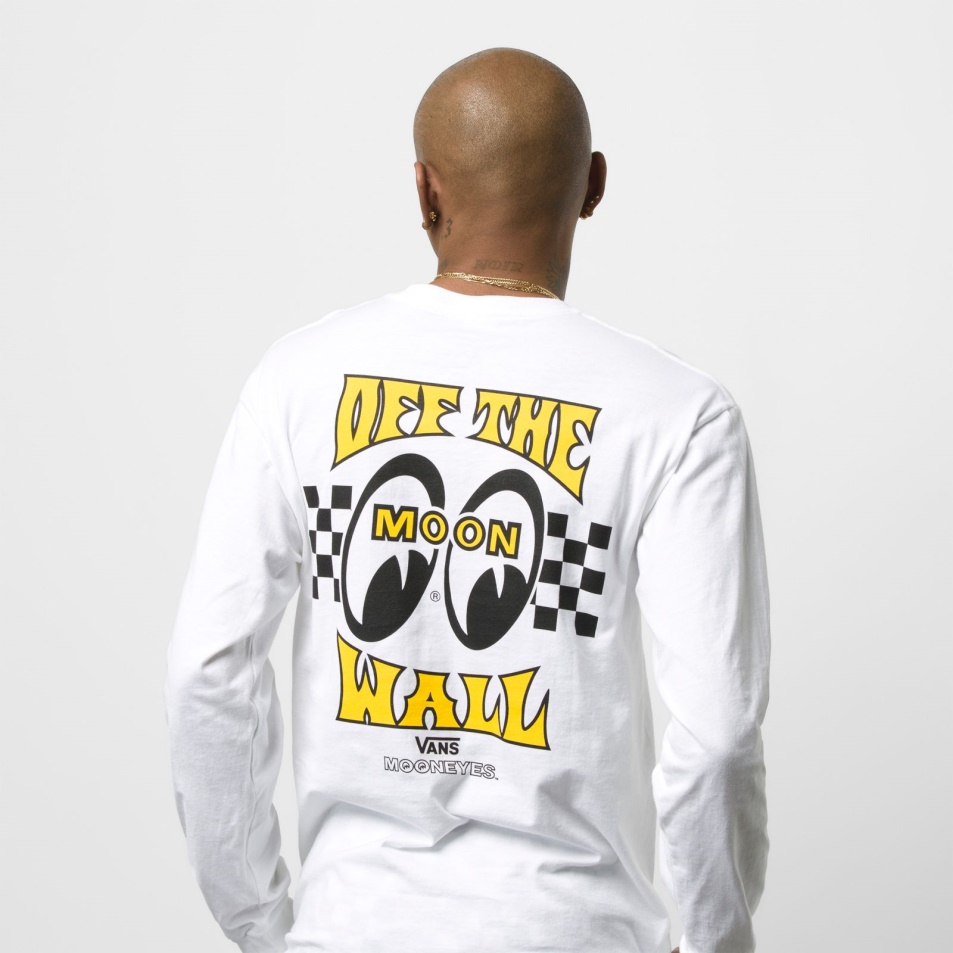 Vans X Mooneyes Hosszú Ujjú Póló Fehér
