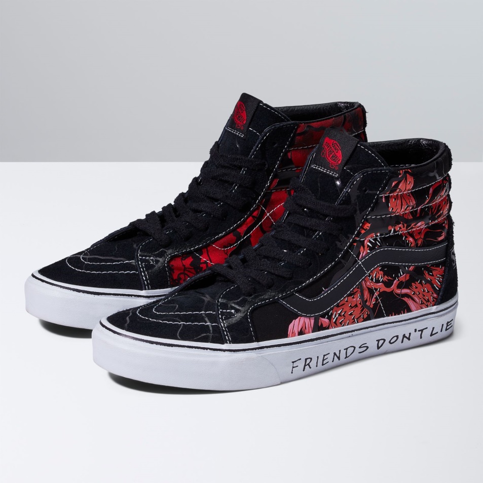 Furgonok X Idegen Dolgok Sk8-hi Reissue Black-red Men