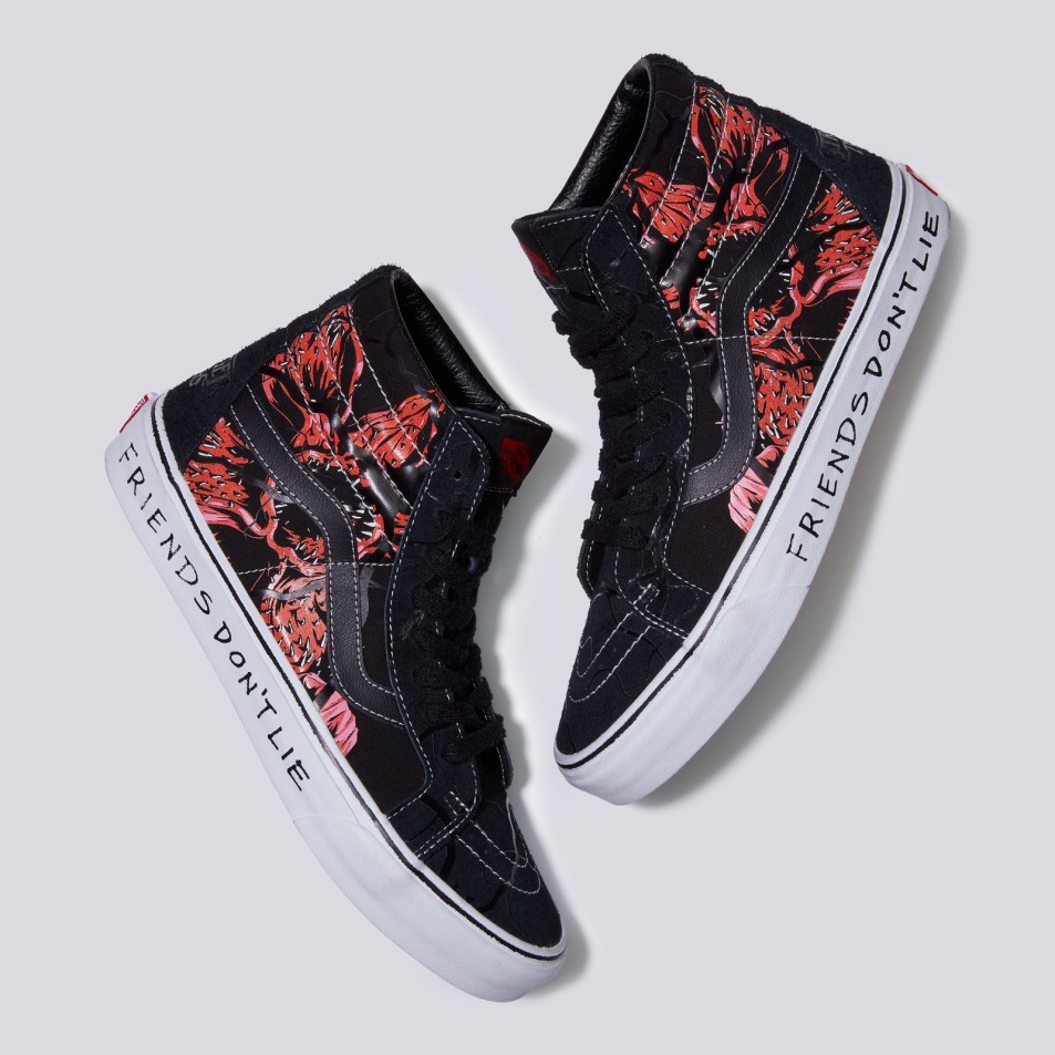 Furgonok X Idegen Dolgok Sk8-hi Reissue Black-red Men