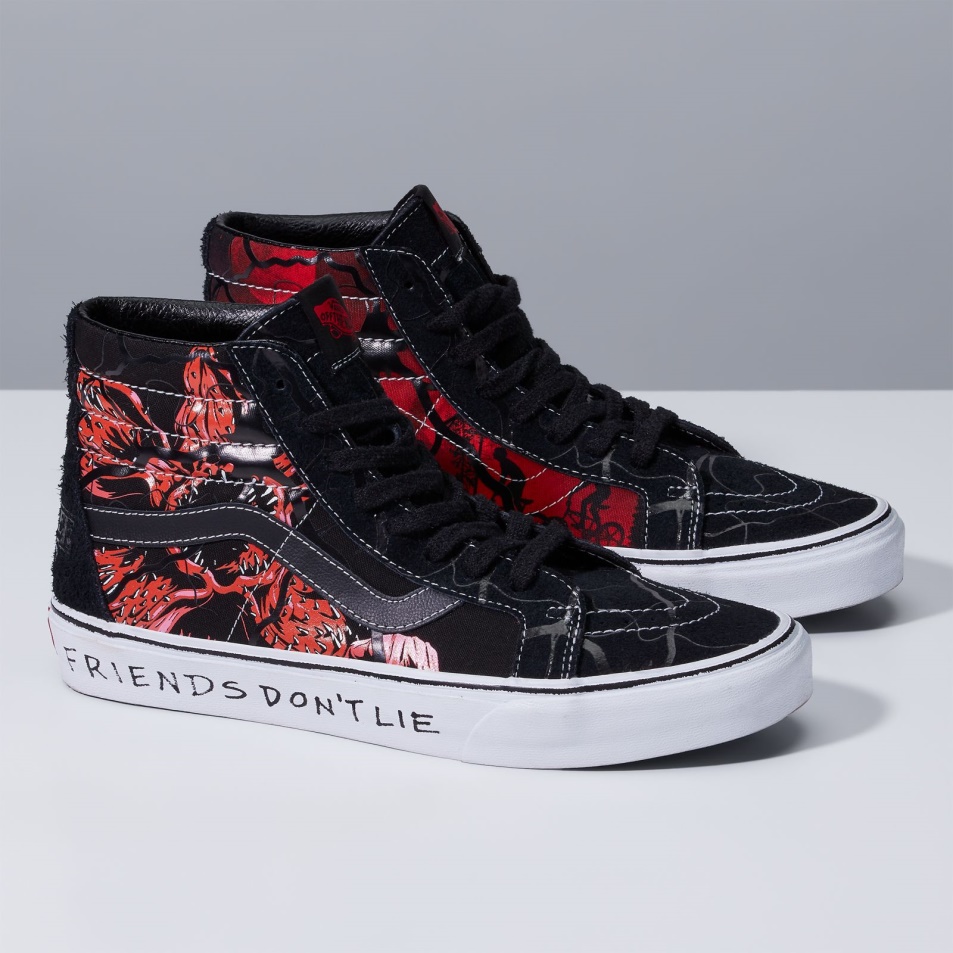 Furgonok X Idegen Dolgok Sk8-hi Reissue Black-red Men