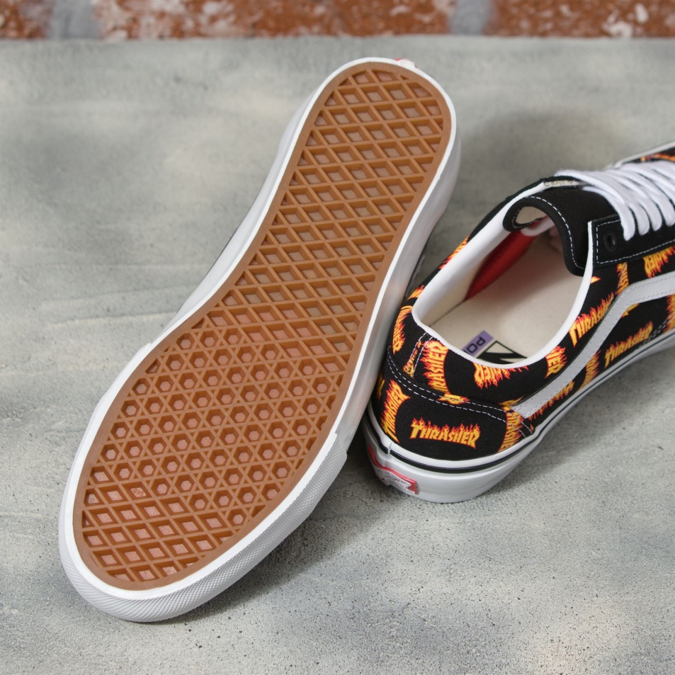 Furgonok X Thrasher Skate Old Skool Black-multi
