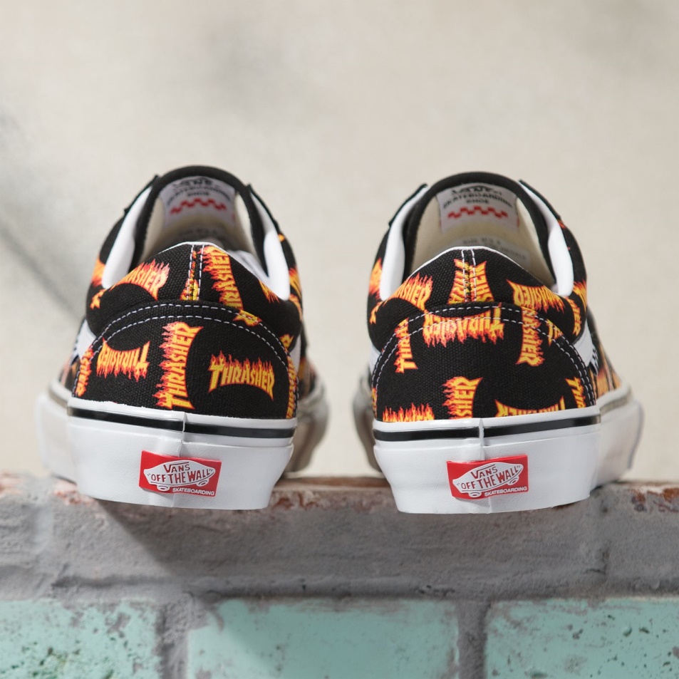 Furgonok X Thrasher Skate Old Skool Black-multi