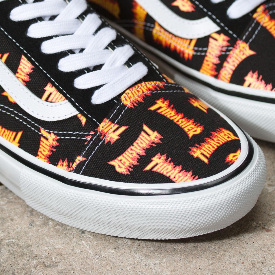 Furgonok X Thrasher Skate Old Skool Black-multi