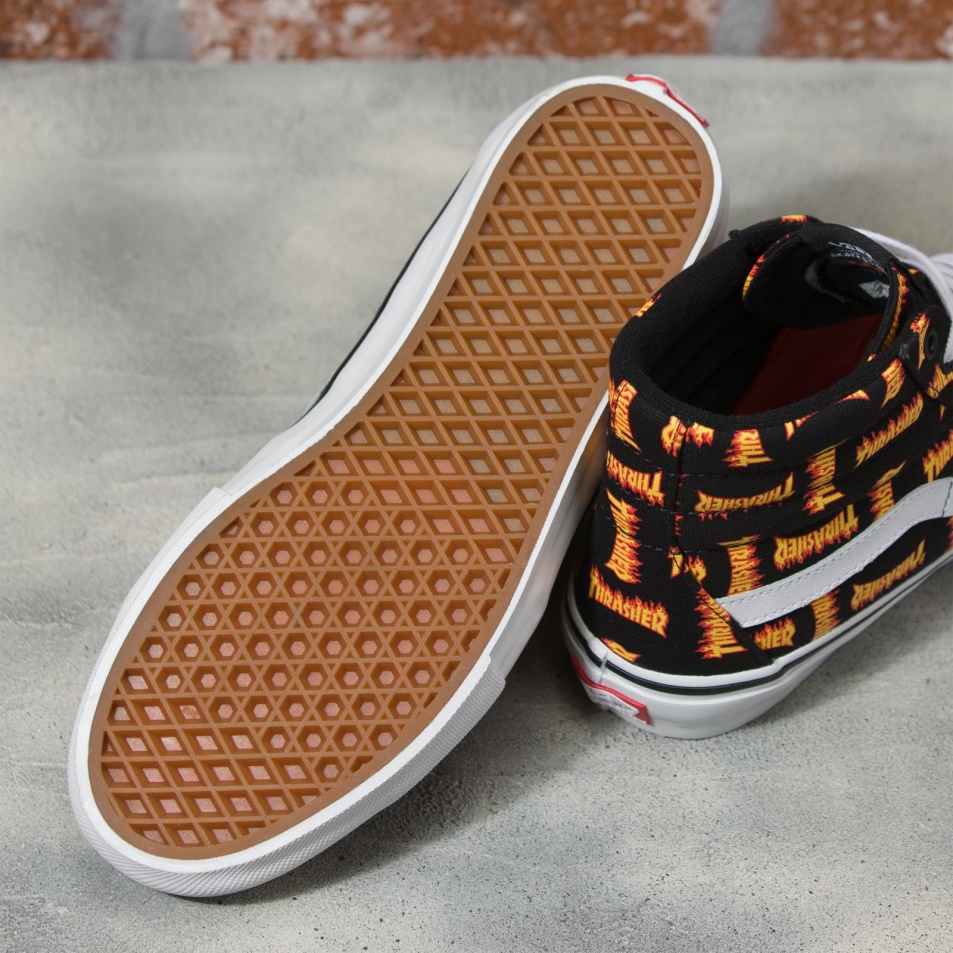Furgonok X Thrasher Skate Sk8-hi Black-multi