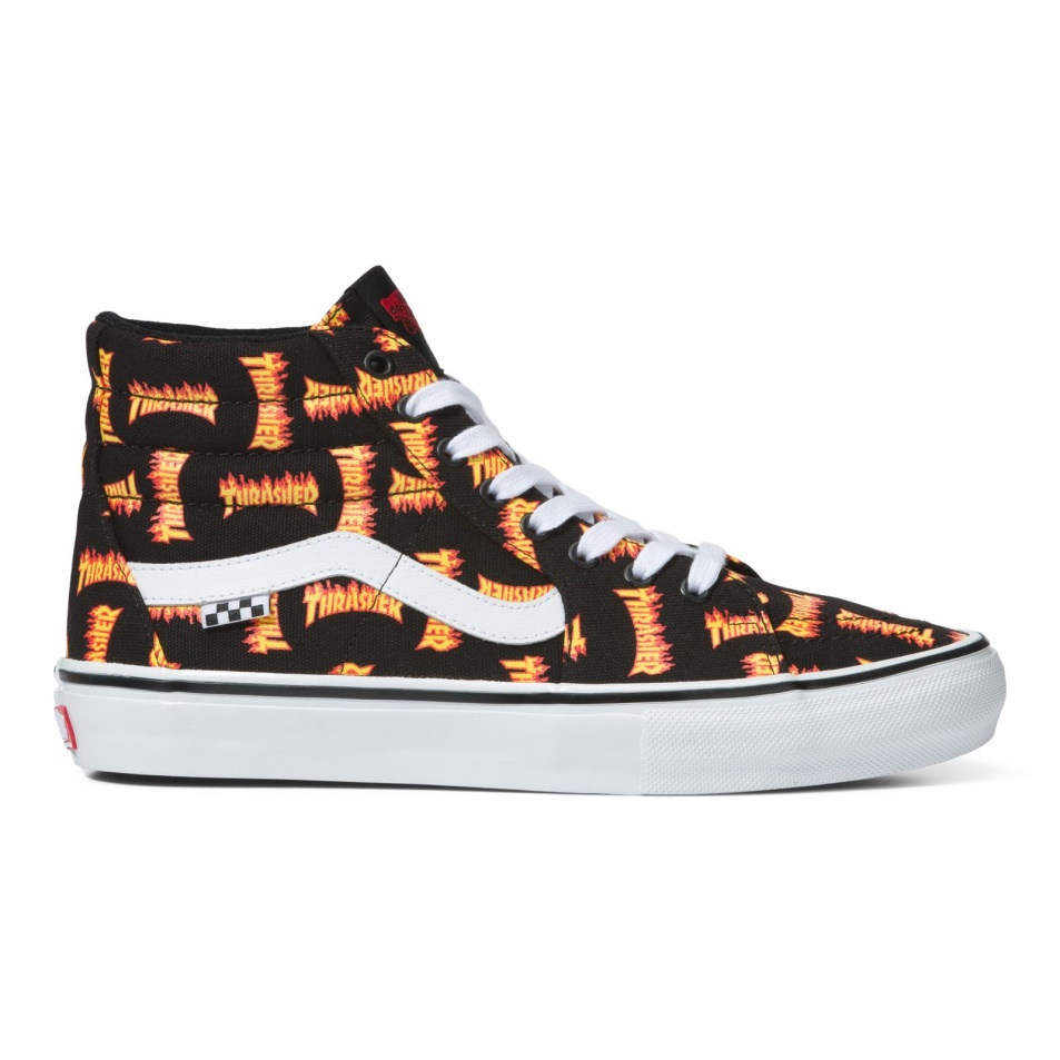 Furgonok X Thrasher Skate Sk8-hi Black-multi