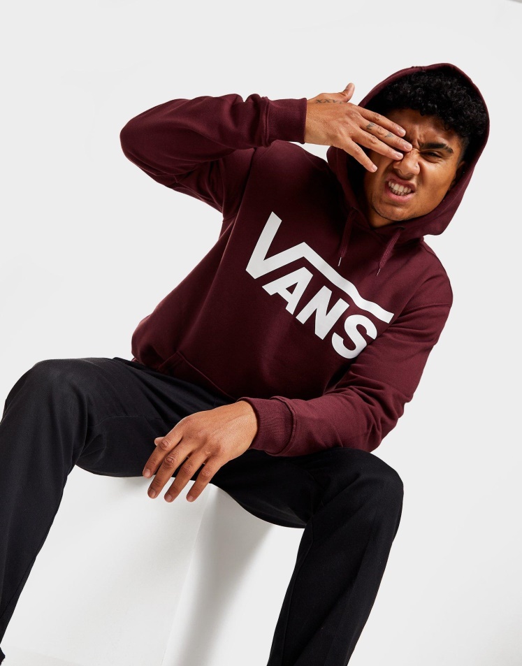Vans Drop V Kapucnis Piros