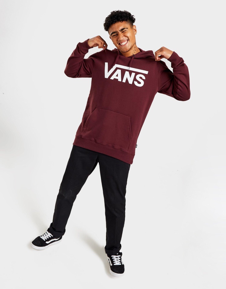 Vans Drop V Kapucnis Piros