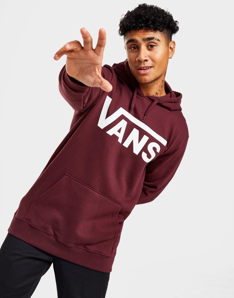 Vans Drop V Kapucnis Piros
