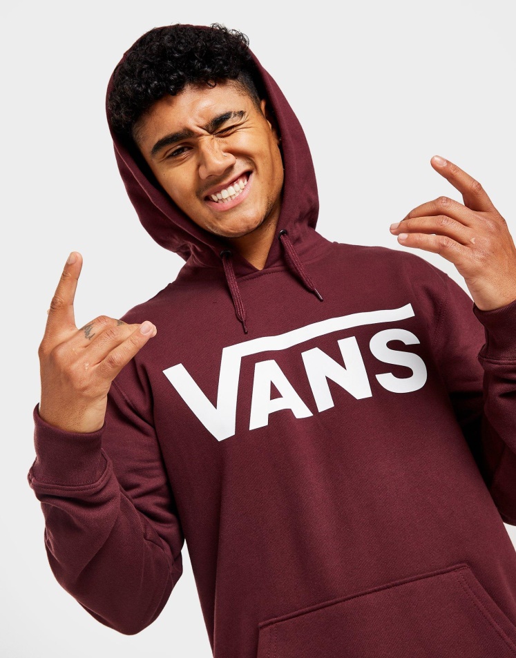 Vans Drop V Kapucnis Piros