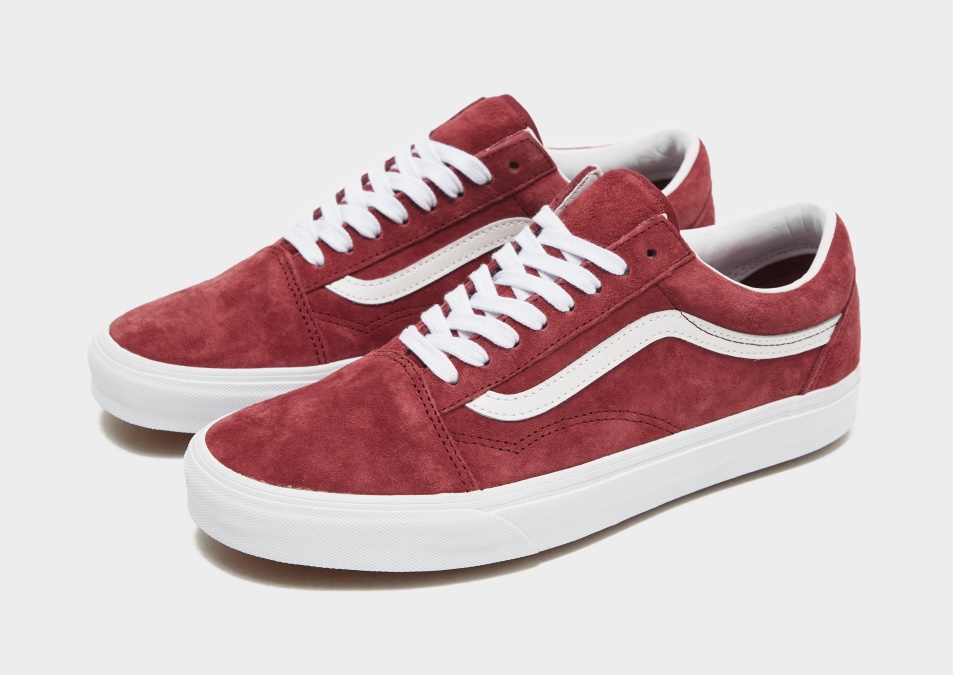 Vans Old Skool Malac Velúr Piros
