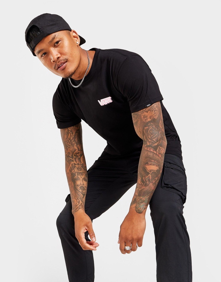 Vans Tri Fade Póló Fekete