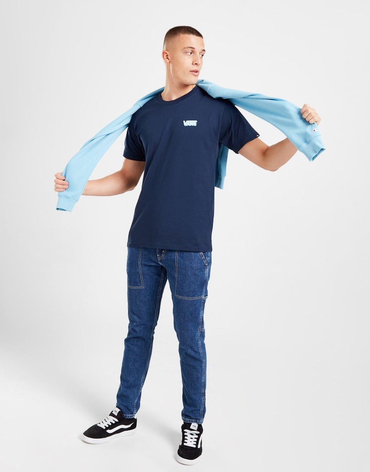 Furgonok Hullámos Póló Kék