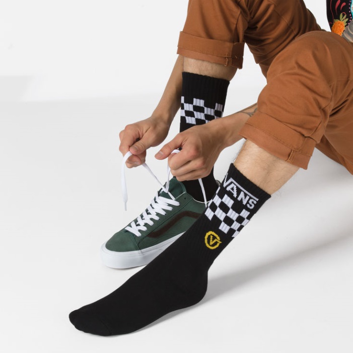 Circle Vans Crew Zokni Fekete