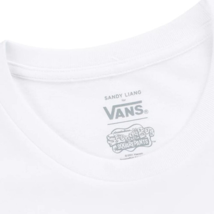Homokos Liang Spongebob X Vans Boyfriend Póló Fehér